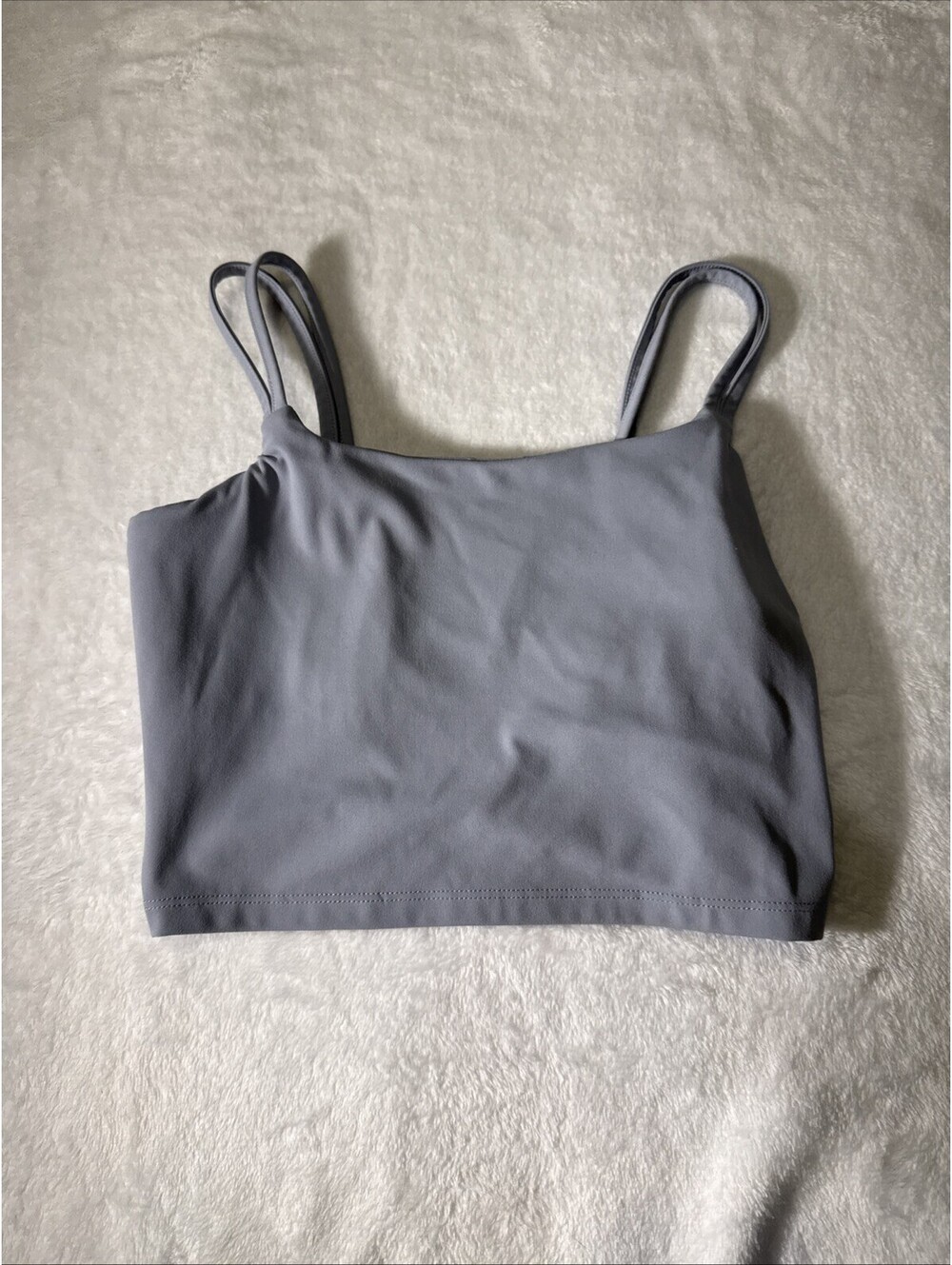 Halara Women’s Gray Cropped Yoga Top, Size XS (2005)